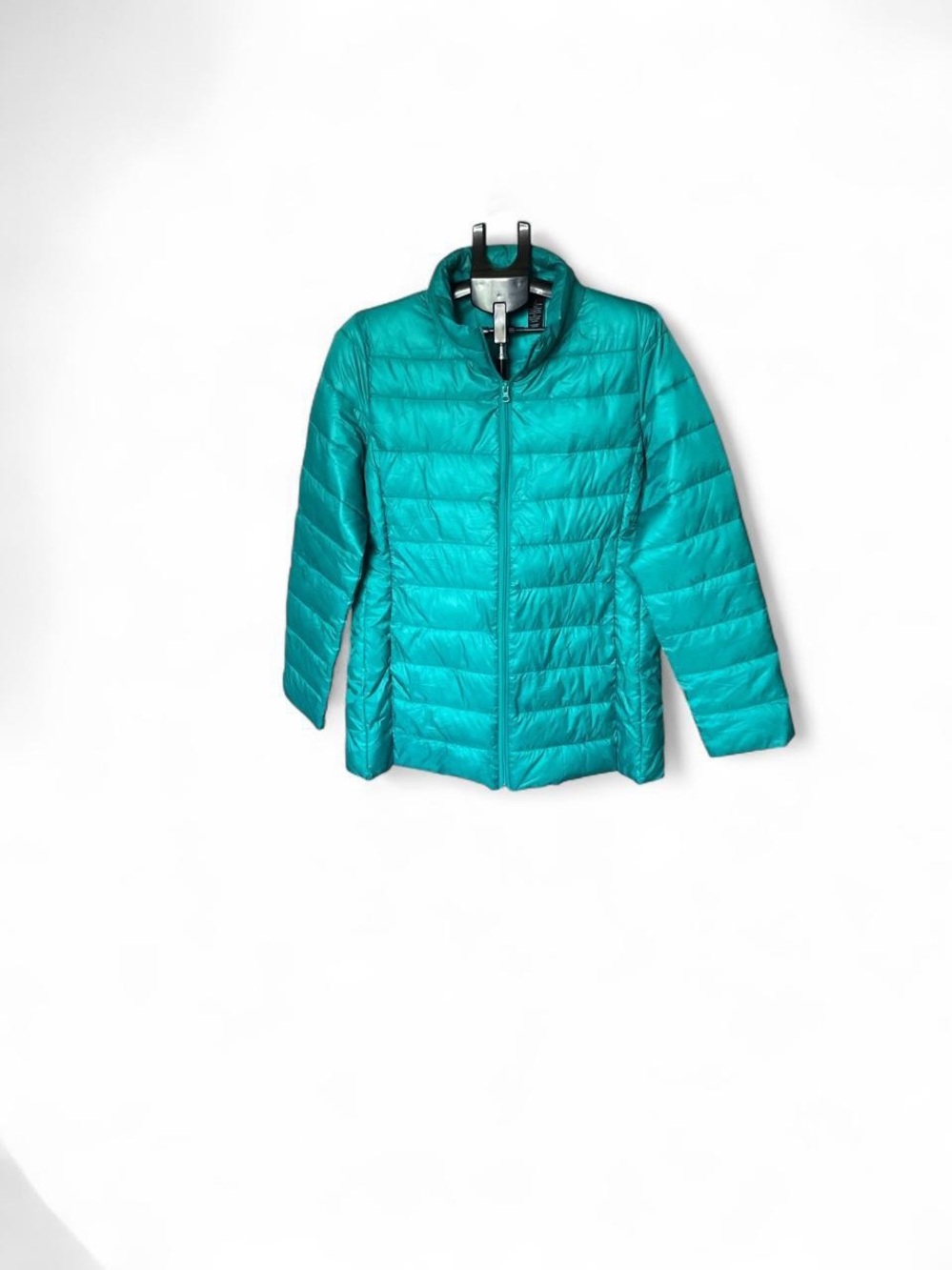 Women's Lightweight Teal Packable Puffer Jacket